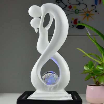 PROMO. Fontaine Moderne Amour - Blanc